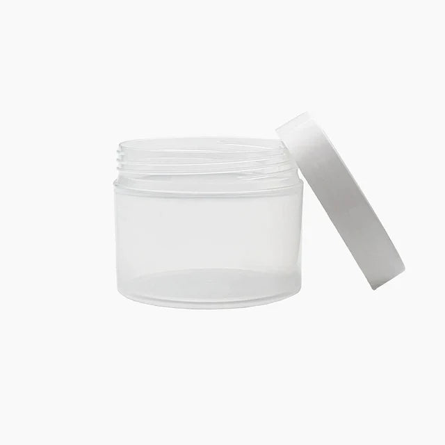 SkinKindle™ 250 g Cosmetic Jar - Natural with White Lid