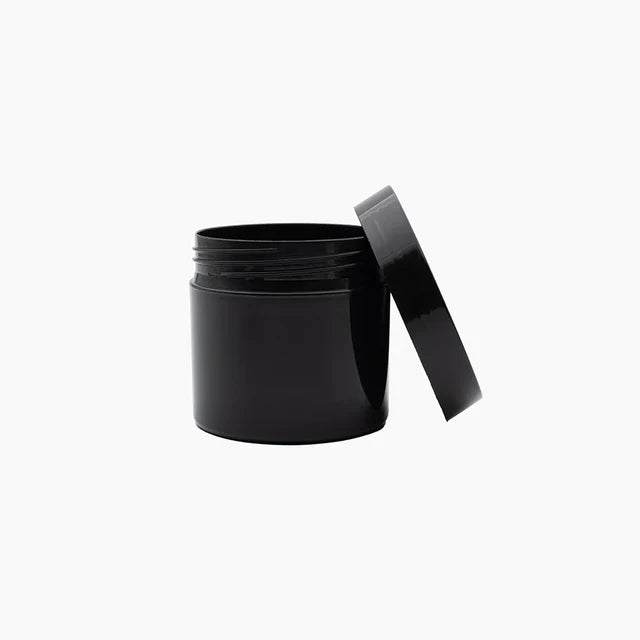 SkinKindle™ 50 g Cosmetic Jar - Black with Black Lid