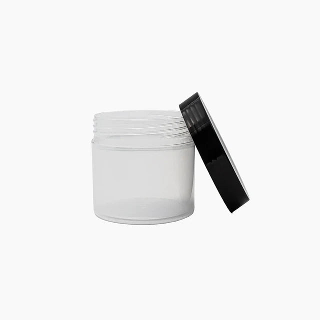 SkinKindle™ 50 g Cosmetic Jar - Natural with Black Lid