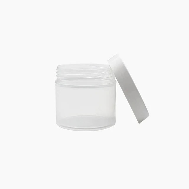 SkinKindle™ 50 g Cosmetic Jar - Natural with White Lid