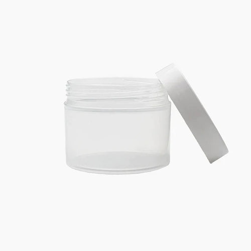 SkinKindle™ 250 g Cosmetic Jar - Natural with White Lid