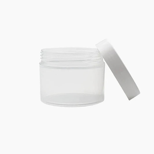 SkinKindle™ 250 g Cosmetic Jar - Natural with White Lid