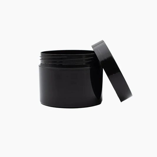 SkinKindle™ 125 g Cosmetic Jar - Black with Black Lid