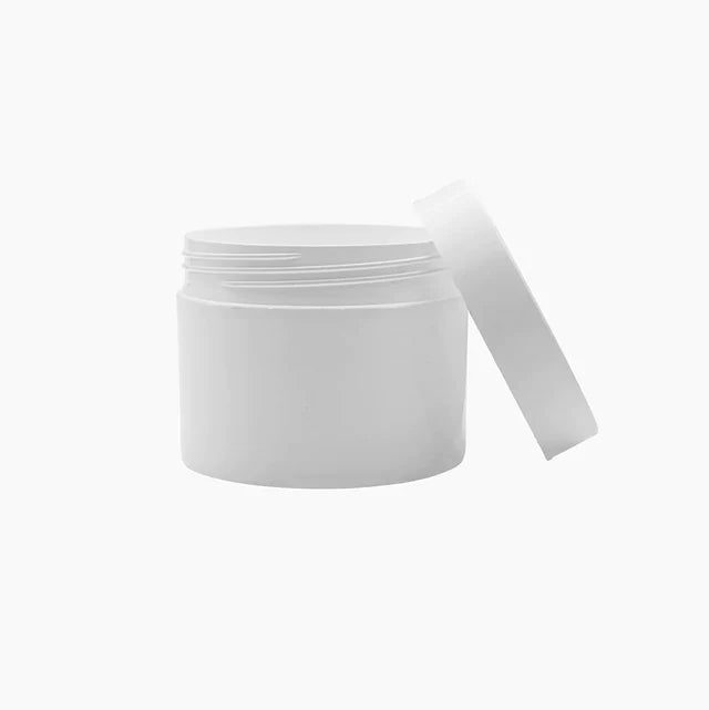 SkinKindle™ 250 g Cosmetic Jar - White with White Lid
