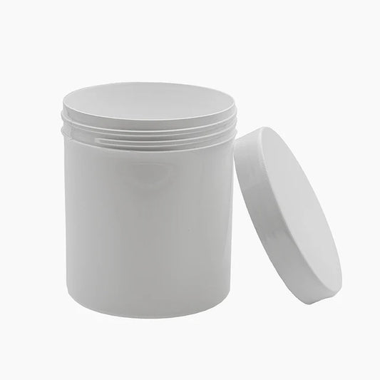 SkinKindle™ 500 g Cosmetic Jar - White with White Lid
