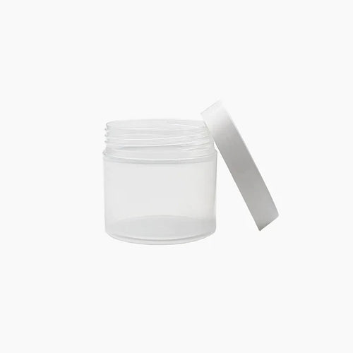 SkinKindle™ 50 g Cosmetic Jar - Natural with White Lid