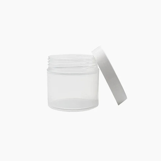 SkinKindle™ 50 g Cosmetic Jar - Natural with White Lid